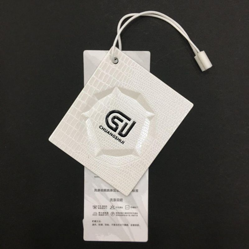 Custom High Quality Printed Label for Garment Hangtag Hanging Lbael