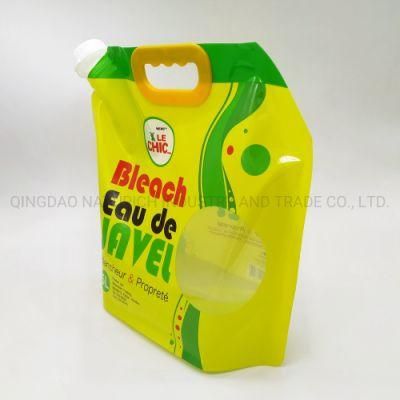 Spout Bag for Bleach Eau De Javel with Handle