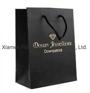 Customized Logo Printing Jewelry Packaging Color Paper Packaging Bag