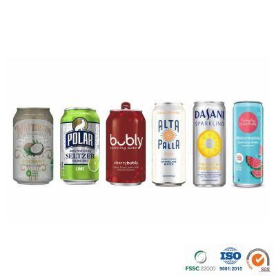 Factory Direct Coffee Can Customized Printed or Blank Epoxy or Bpani Lining Sleek 330ml Aluminum Can