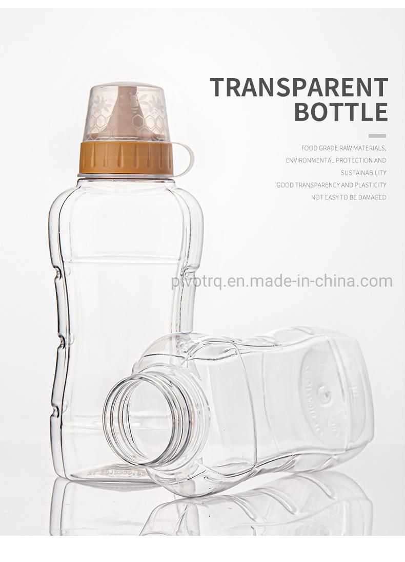 500g 800g 1000g Food Grade Squeeze Pet Bottle for Honey Packaging