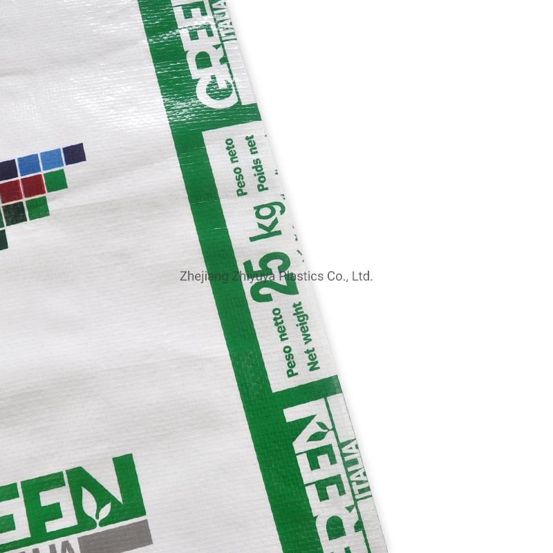 ODM OEM Virgin Polypropylene Packaging 25kg 50kg Grain Sugar Flour Rice Feed Seed Fertilizer Laminated PP Woven Bag with CE
