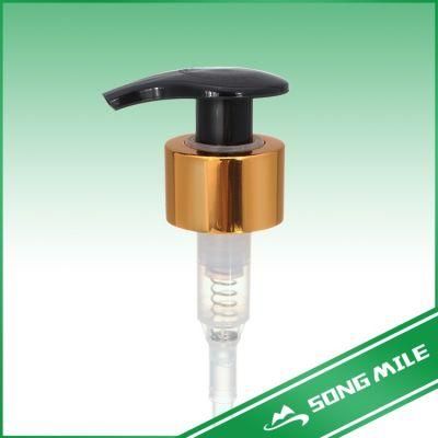 UV Coating Gold Hand Plastic Lotion Dispenser Sprayer Pump