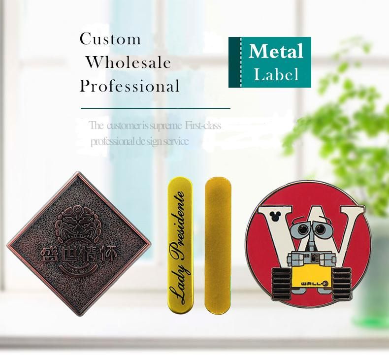 Customized Garment Metal Logo Label Jeans Metal Label