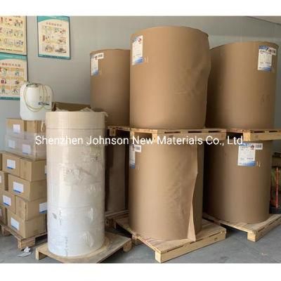 Szjohnson Manufacturer Self Adhesive Sticker Label Semi Gloss Coated Paper for Thermal Transfer Label Print