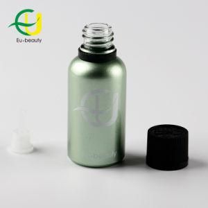 30ml Green Coating Essential Oil Bottle with Childproof and Tamper Evident Cap