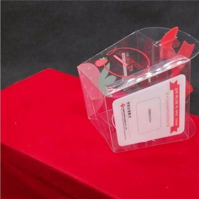 Food Packaging Printing Green Transparent Plastic Folding Box