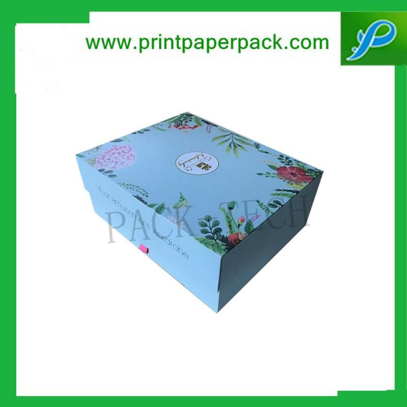 Wholesale Luxury Folding Rigid Big Size Paper Cardboard Cosmetic Packing Cupcake Boxes Flower Paper Box Stationery Boxes