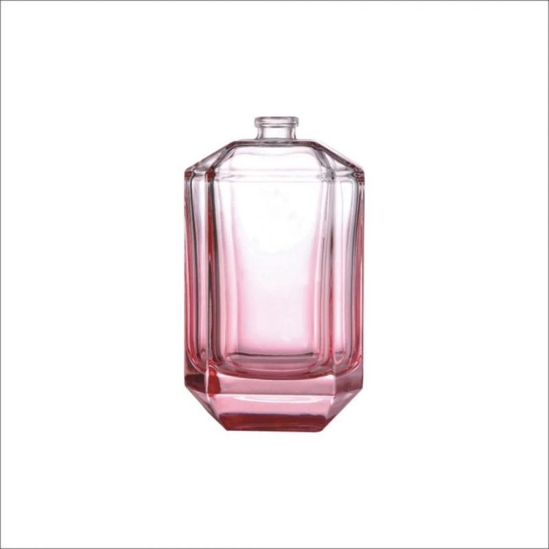110ml Hexagon Perfume Bottle Gradually Changing Color Glass Bottle Can Be Customized Color
