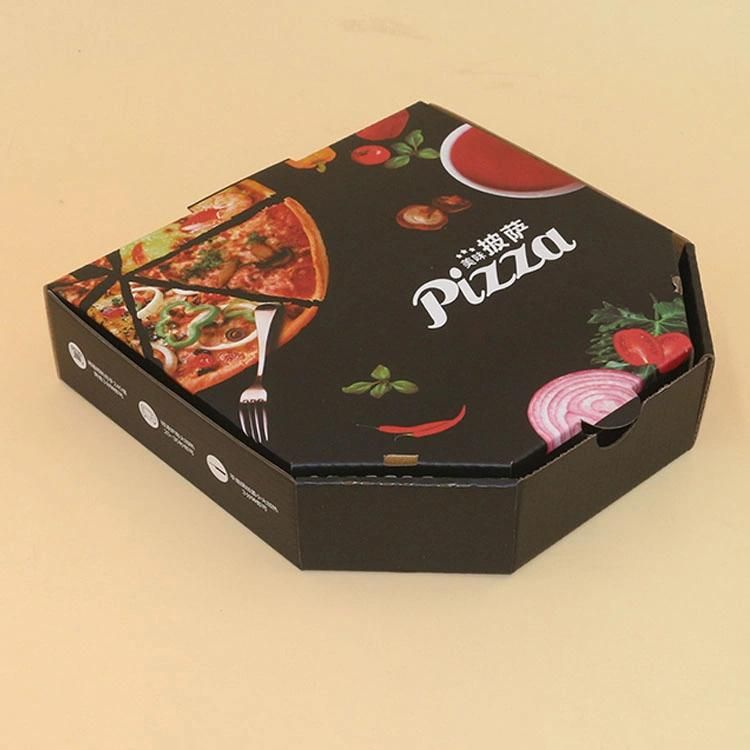 7/8/9/10/11/12 Inch OEM Factory Eco Friendly Paper Corrugated Pizza Box