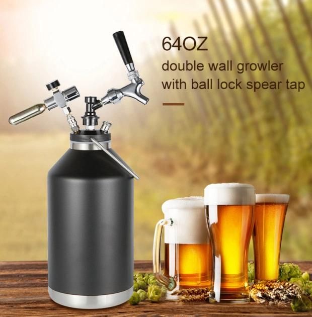 1L Amber 1 Litre Logo 32 Oz 32oz Cerveja Beer Keg Growler