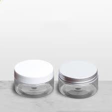 Pj 3G Double Wall PS Jar Refillable Plastic Packing Wholesale Screw Cap Cosmetic Bottles Cream Box