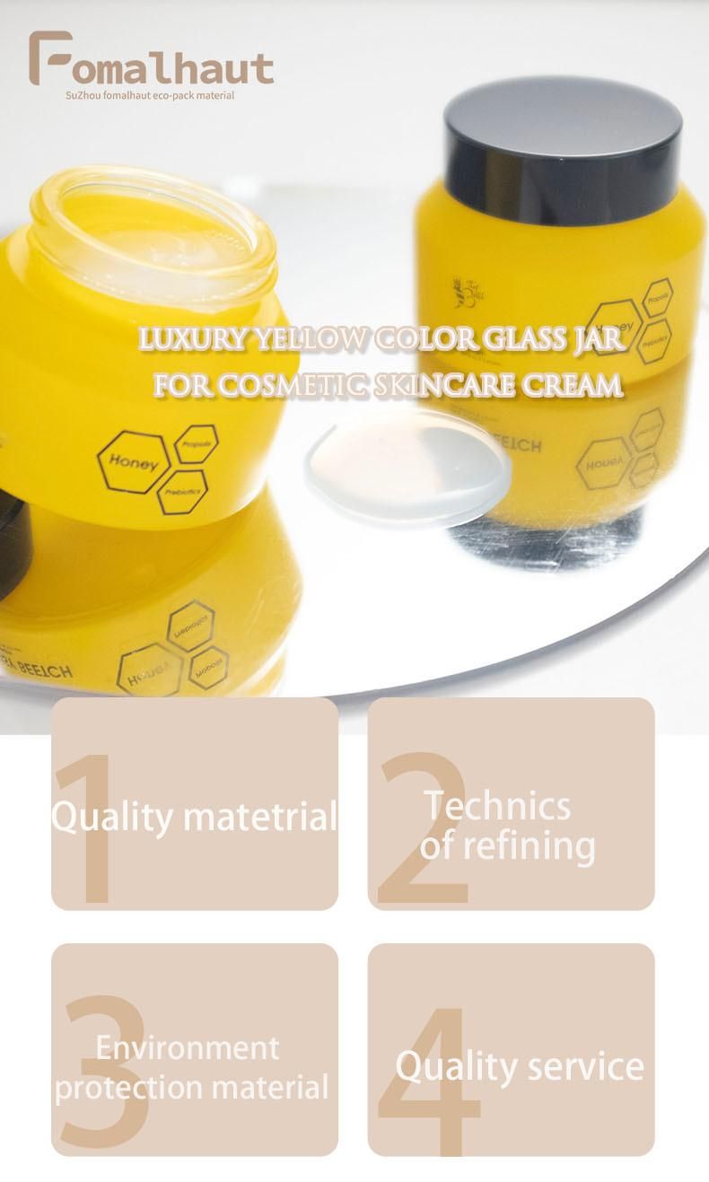 50g Cosmetic Cream Glass Jar Container