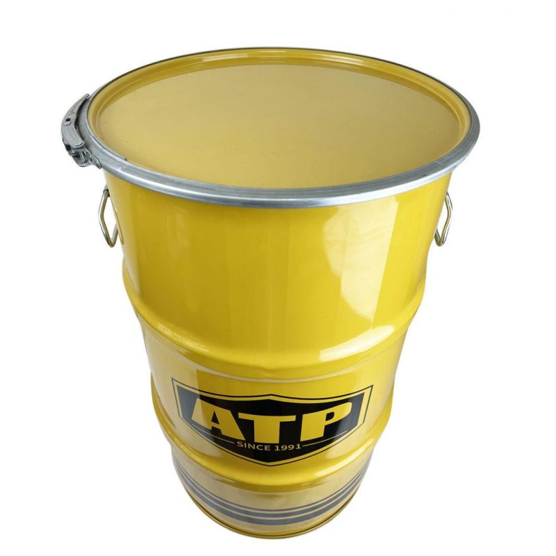 Free Sample Chemical Round 60 Liters Oil Tin Can Lubricating Oil Tin Can with Handle