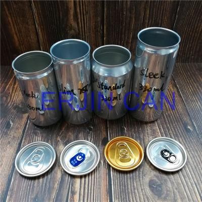 Print and Brite Aluminum Can Slim Standard Sleek 250ml 330ml for Carbonated Beverage Drink