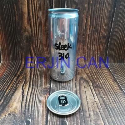 Brite Aluminum Can Sleek Slick Fit Slim Stubby Standard 250ml 8.3oz 8.4oz 310ml 10.4oz 10.5oz Can for Beverage