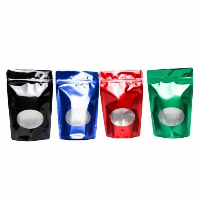 Aluminum Foil Bag for Coffee Flat Bottom Plastic Pouch