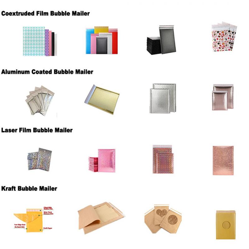 China Manufacturer Pink Padded Envelopes