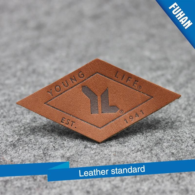 Custom Jeans Printing Badge Emblem Decoration Leather Label Patch