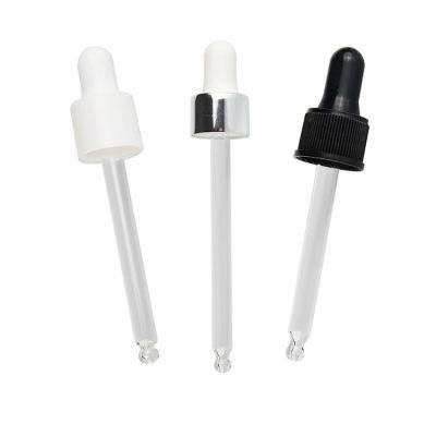 Pointy Straight Dropper Pipette Clear Cosmetic Glass Dropper Pipette for Essential Oil Bottle