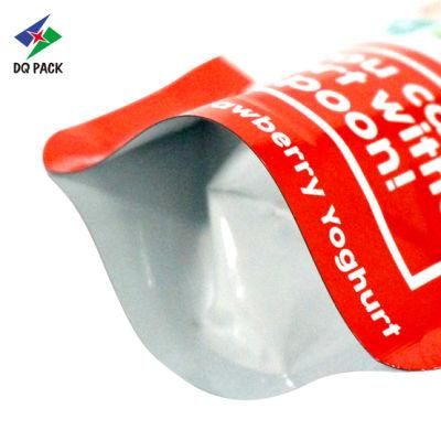 Dq Pack Custom Print Spout Pouch Custom Mylar Bag Wholesale Spout Pouch for Juice Packaging Spout Pouch