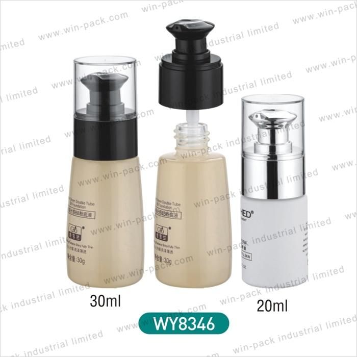 New Design Glass Lotion Bottle Black Lotion Packaging Punp Bottle 20ml/30ml