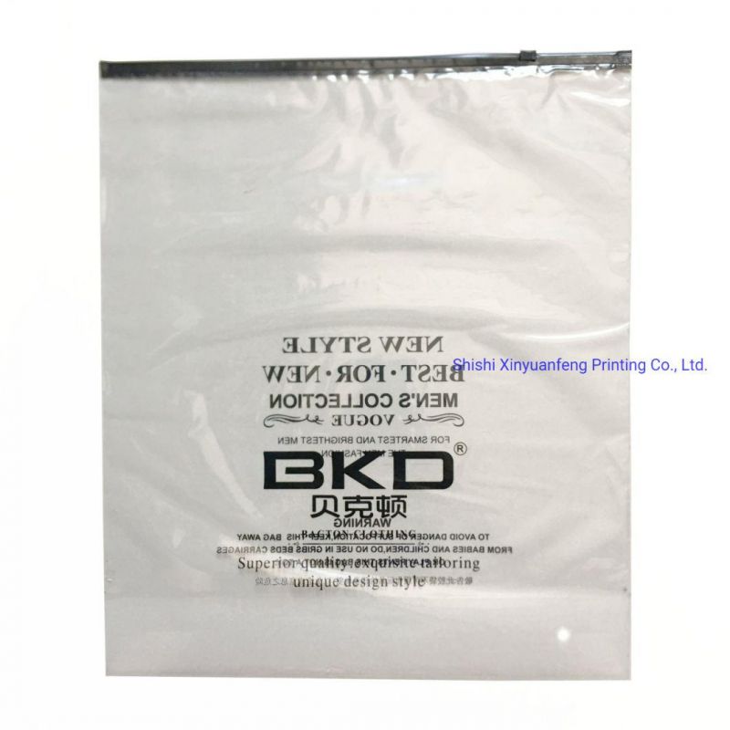 Customized OEM Logo PE Poly Bags for Clothing Packaging Bags Ziplock Bags