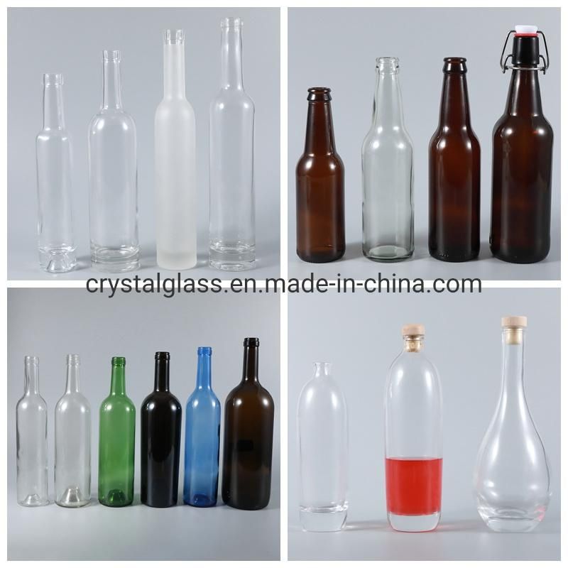 18 Oz Glass Bottles with Stainless Steel Cap with Easy to Carry Loop 500ml