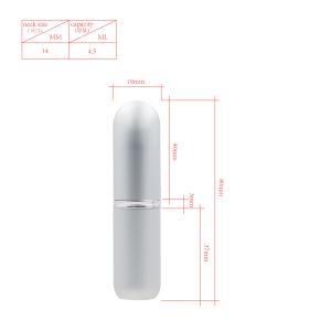 4.5ml Electroplating Aluminum Liquid Personal Care Products Glass Perfume Bottle