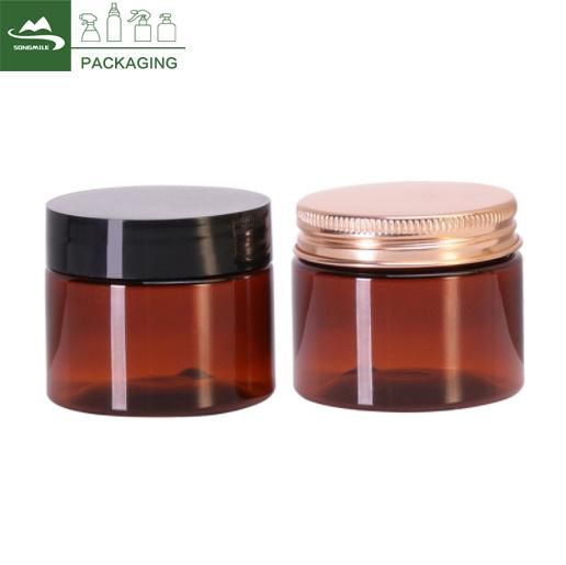 50g Pet Plastic Cream Jar with Aluminium Cap / Plastic Cap