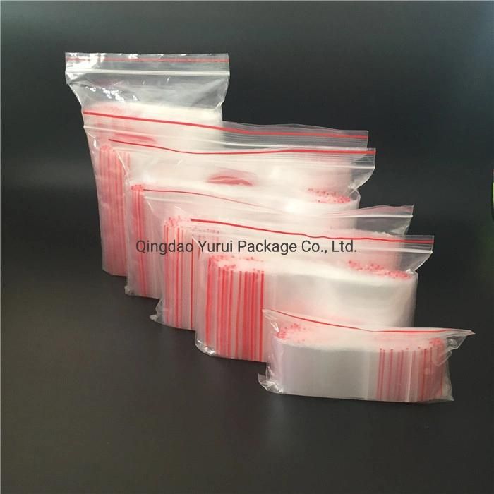 Wholesale Transparent Reclosable Ziplock Bag Packaging