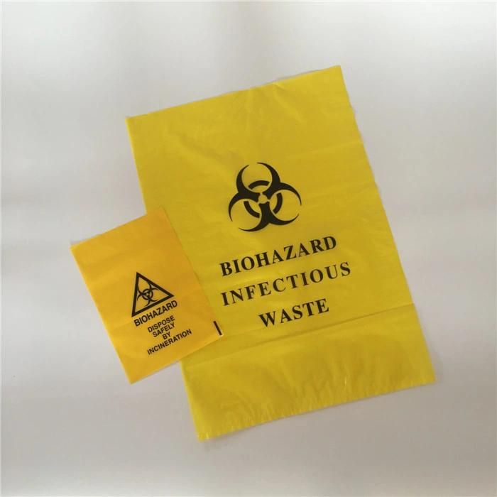 Heavy Duty Red Yellow Disposable Clinical Waste Autoclave Medical Waste Autoclave Biohazard Bag