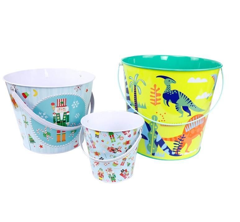 Hot Sale Low Price Professional Custom Bucket Tin Box for Gifts/ Toys Packing Box