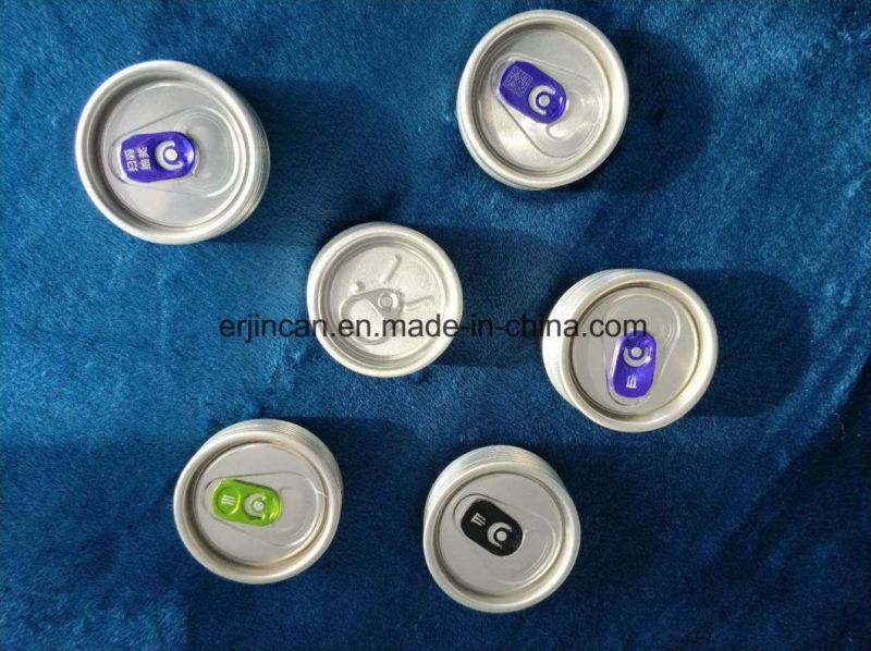 206 Aluminium Easy Open Lid for Beverage Packaging Can