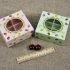 Empty Rectangular White Cardboard Truffle Packaging Chocolate Gift Box with Paper Divider