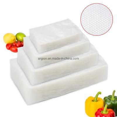 Micro Channel/ Embossed Plastic Food Packaging Vacuum Bag