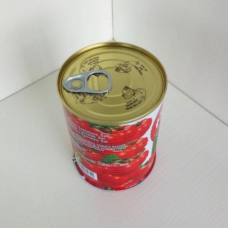 7100# Printed Metal Tin Can for Tomato Paste Packing