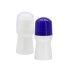 Best Selling 50ml Empty Skincare Packaging Plastic Roll on Bottle with Purple Cover