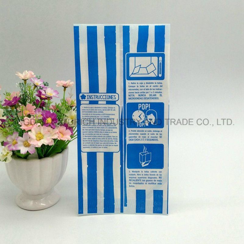 Wholesale Waterproof Popcorn Bag Paper Food Bag Printing Fried Food Bag