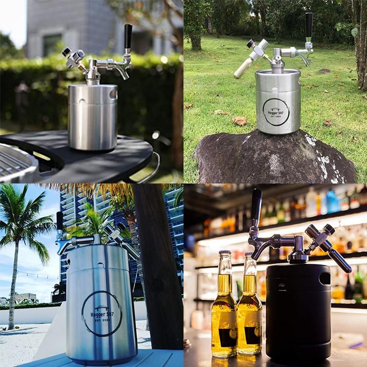 Classic Portable Craft Perty Beer Tap Cooler Mini Growler Dispenser