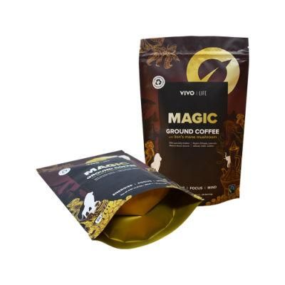 Stand up Ground Coffee Powder Forming Packaging Pouch