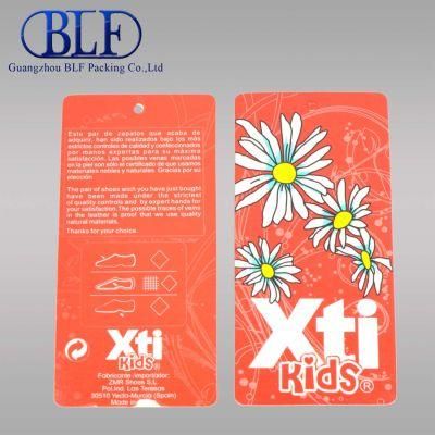 Printed Paper Garment Hang Tag