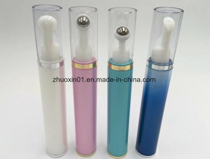 Round Steel Ball Plastic Airless Bottle for Eye Cream