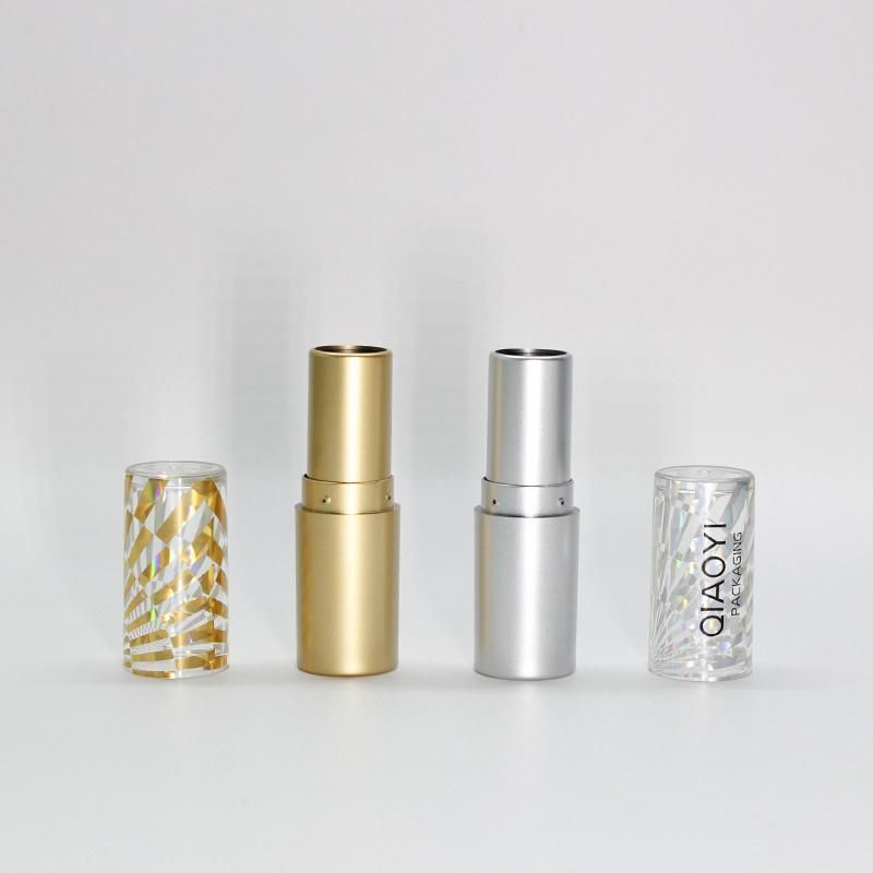 Luxury Lipstick Tube Round Shape Shinny Lipstick Container