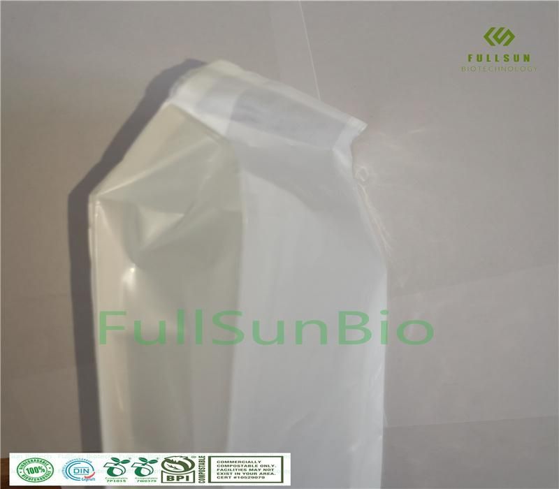 100% Biodegradable Food Bag Freezer Sealed Food Packaging Compound Plastic Bag