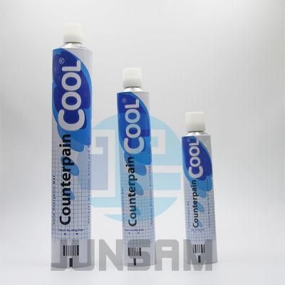 Pharmacy Foldable Aluminum Collapsing Tube Watercolor Paint Pigment Packaging Recyclable