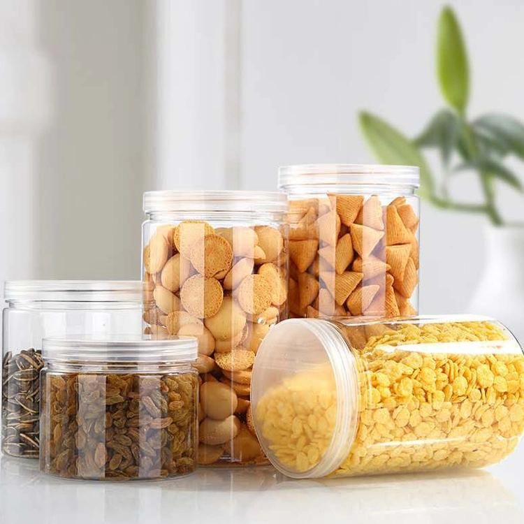 Pet Plastic Jar Food Packaging Jars Food Jar Stainless