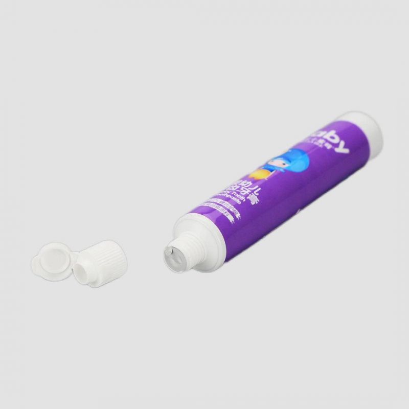 Hot Sale Cosmetic Packaging Facial Cleanser Body Skin Care PE Squeeze Tube with Straight Flip Lid