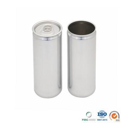 High Quality 2 Pieces Coffee Epoxy or Bpani Lining Sleek 355ml Aluminum Can