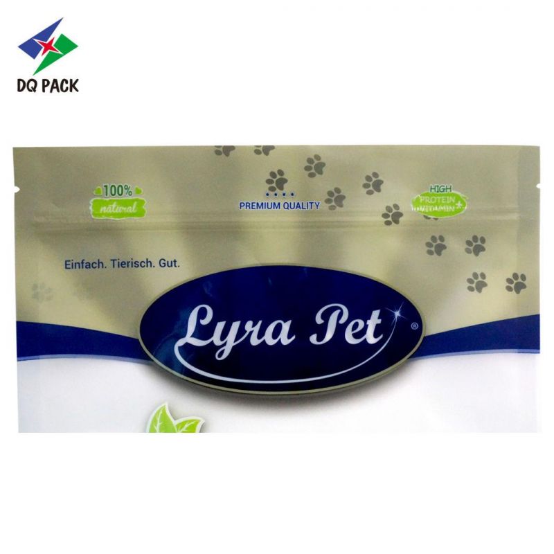 Customized Printing Pet Food Packaging Plastic Bag Zipper Bag